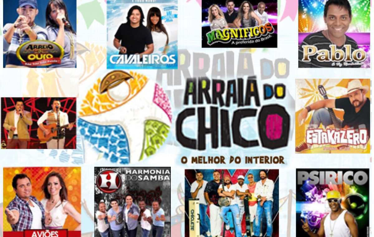 Arraiá do Chico confirma primeiras atrações do festejo junino de 2013