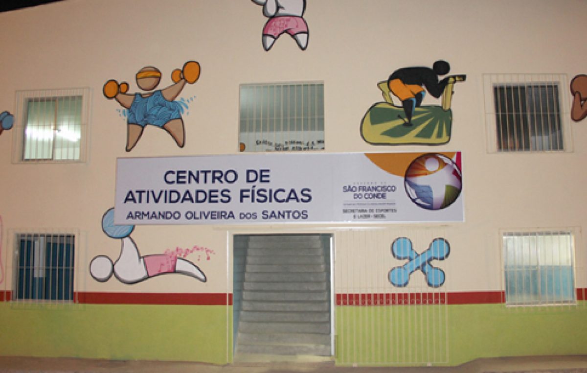 Matrículas para o Centro de Atividades Físicas Armando Oliveira dos Santos começam segunda-feira, 22