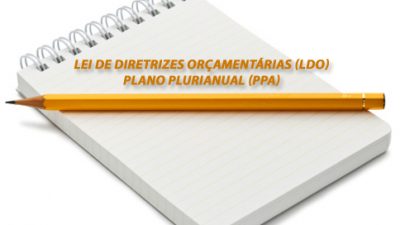 LDO e Plano Plurianual estão sendo elaborados pela gestão municipal