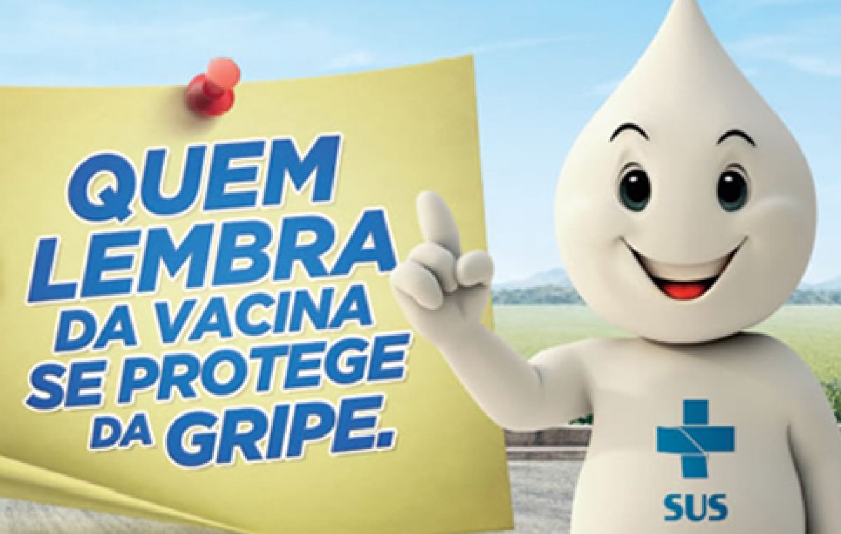 Sábado, 20 de abril, é Dia Nacional de Vacinação Contra a Gripe