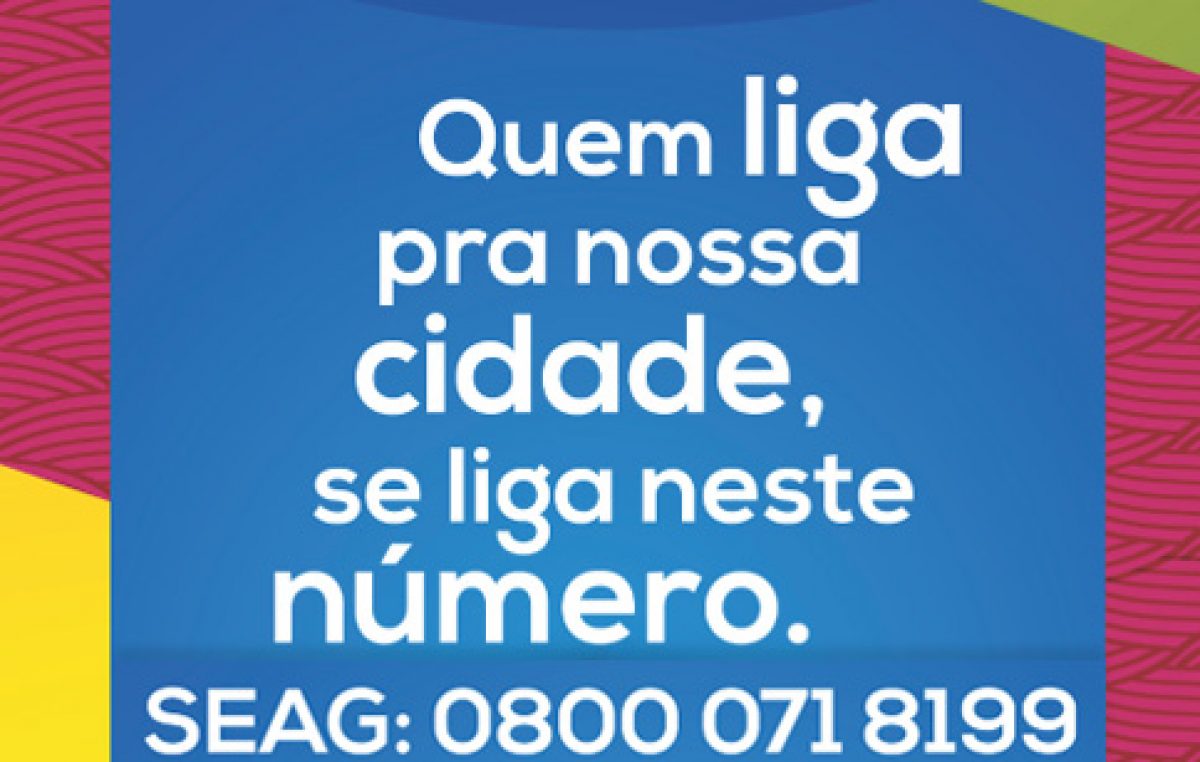 SEAG: 0800 funcionará 24 horas durante o “Arraiá do Chico”