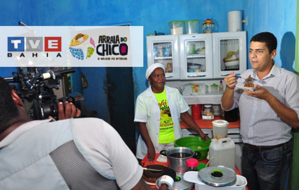 TVE vem à cidade conferir os preparativos para o Arraiá do Chico 2013