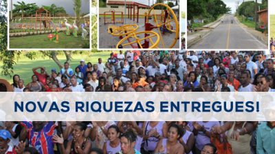 São Francisco do Conde: prefeitura inaugura estrada, praça e reforma escola