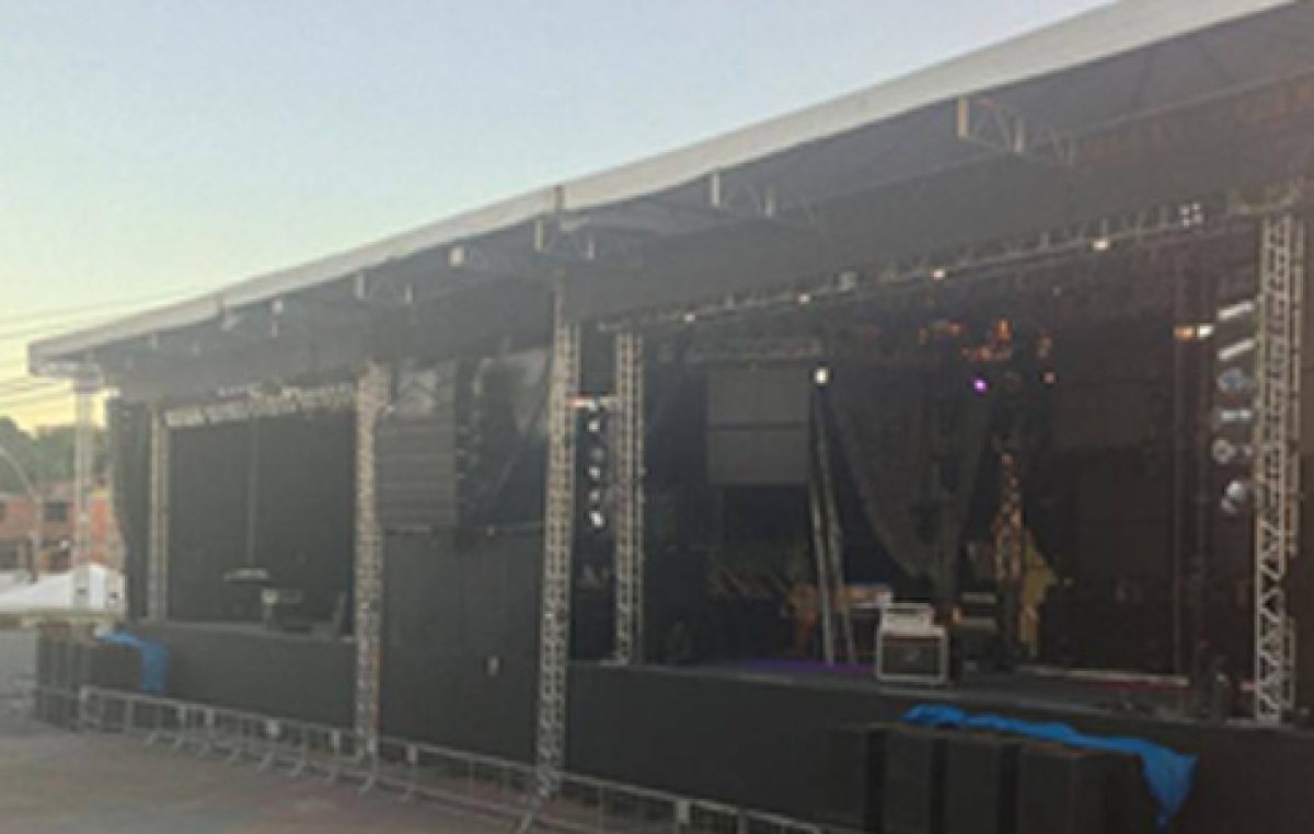 Tudo pronto para o Arraiá do Chico em São Francisco do Conde