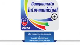 Jogos do Campeonato Intermunicipal começam neste domingo