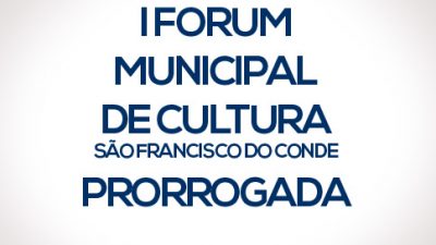 Inscrições para Fórum de Cultura foram prorrogadas até 03 de setembro