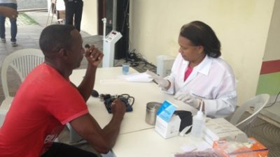 Saúde promoveu ação para os moradores do Monte Recôncavo