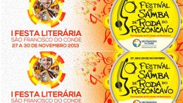 Cidade Literária e do Samba acontece de 27 a 30 de novembro
