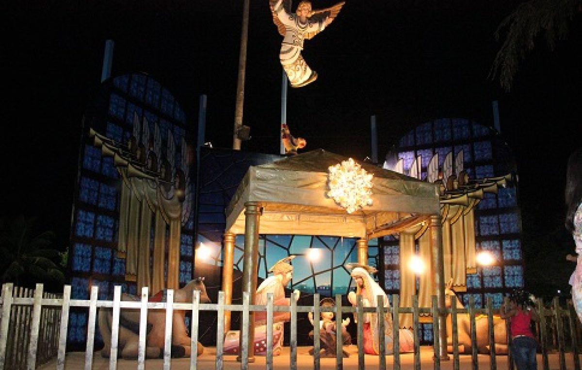 A cidade está pronta para receber o Natal