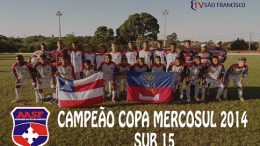 Sub-15 da Associação Atlética é campeã da Copa Mercosul 2014