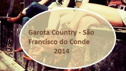 Concurso Garota Country de São Francisco do Conde abre inscrições