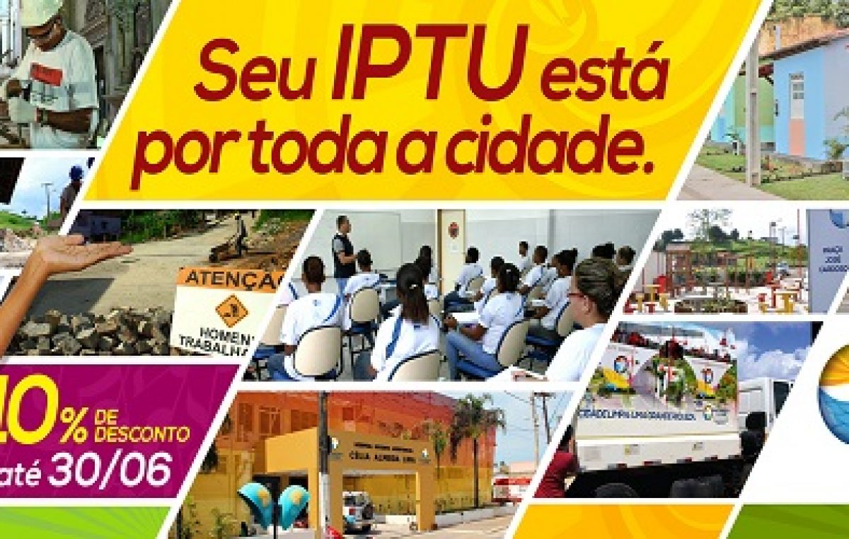 Em São Francisco do Conde, quem pagar o IPTU até 30 de junho ganha desconto