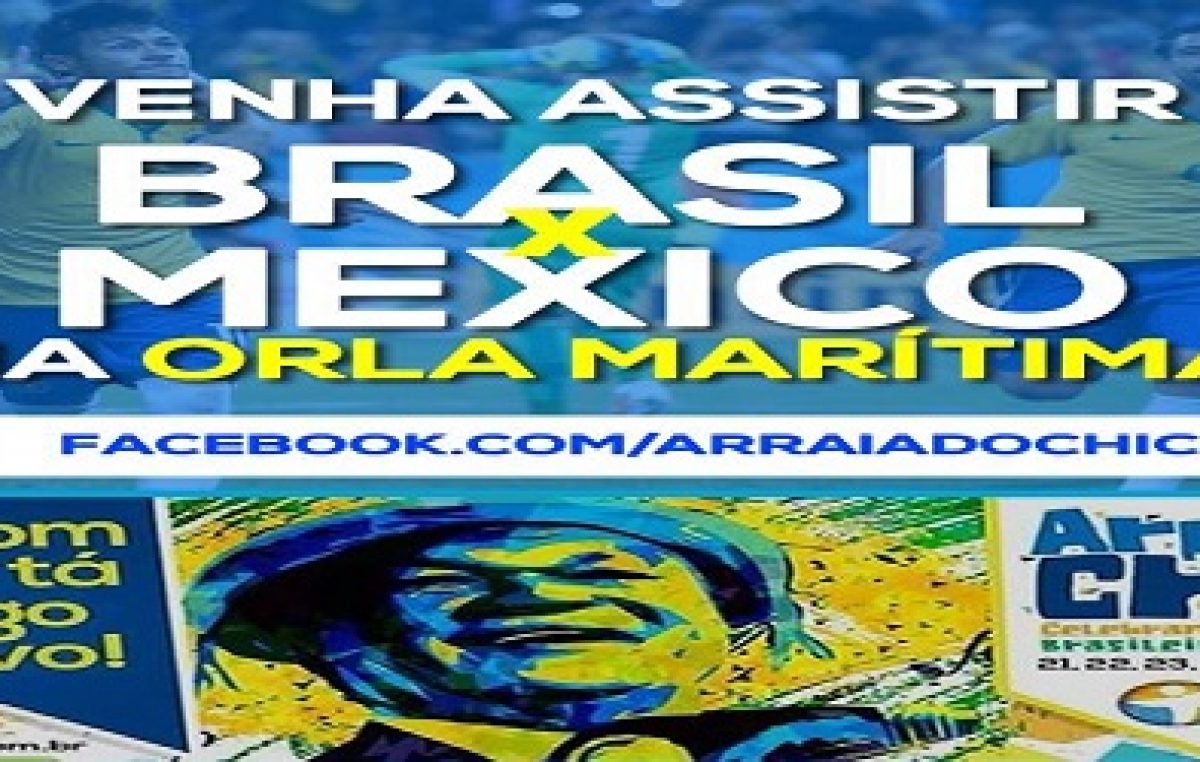 II Arrastão da Copa acontece hoje e jogo será exibido na orla marítima