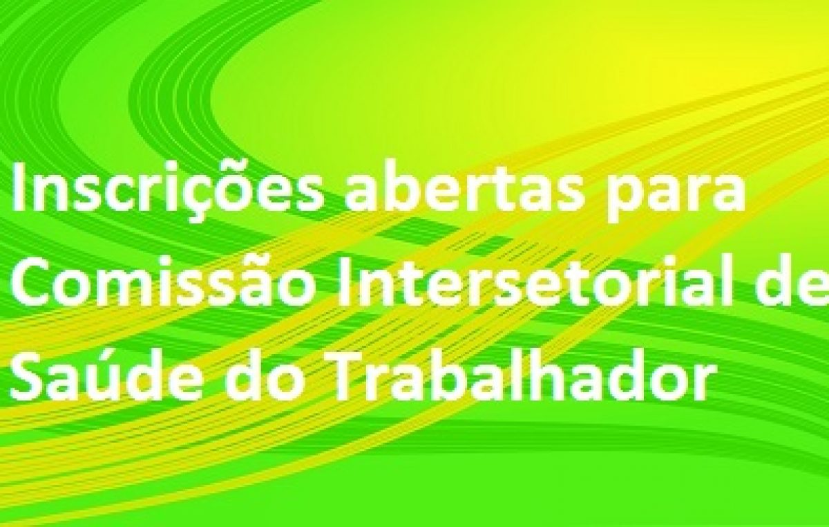 Município elegerá Comissão Intersetorial de Saúde do Trabalhador