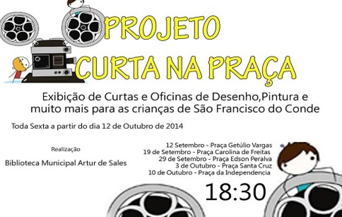 “Curta na Praça” promove inclusão social e interesse das crianças pela arte e cultura