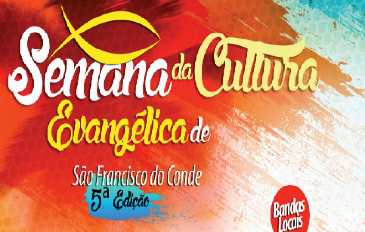 Semana dos Movimentos Culturais Evangélicos acontece de 20 a 28 de setembro