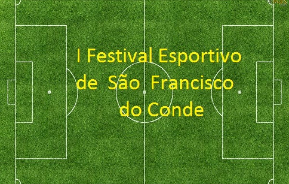I Festival Esportivo acontecerá neste sábado (29) no Engenho de Baixo
