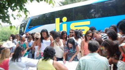 Professores do município celebraram o seu dia com passeio a Hotel Fazenda