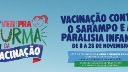Vacinação contra a Paralisia Infantil termina neste sábado (29)