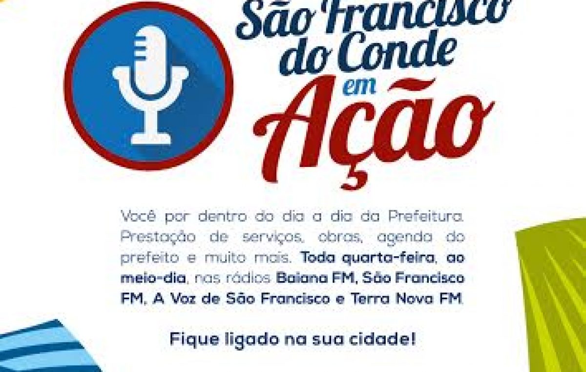 Confira os destaques da 14ª edição do programa “São Francisco do Conde em Ação”