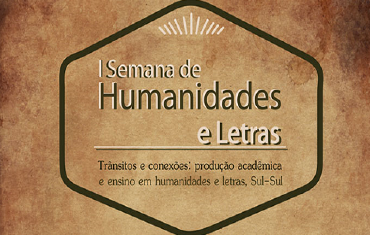 I Semana de Humanidades e Letras acontecerá de 4 a 7 de novembro
