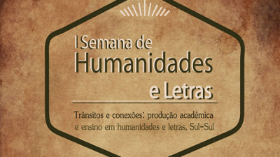 I Semana de Humanidades e Letras acontecerá de 4 a 7 de novembro
