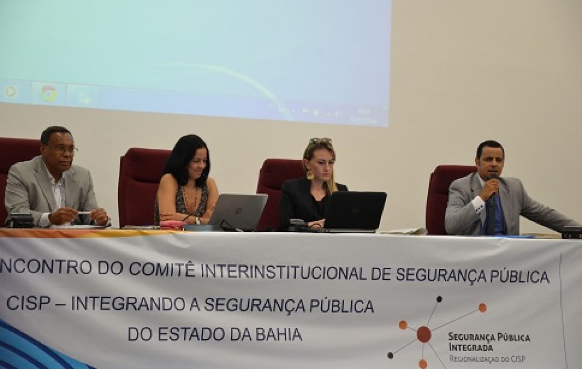 Encontro do Comitê Interinstitucional de Segurança Pública reuniu autoridades para discutir o tema