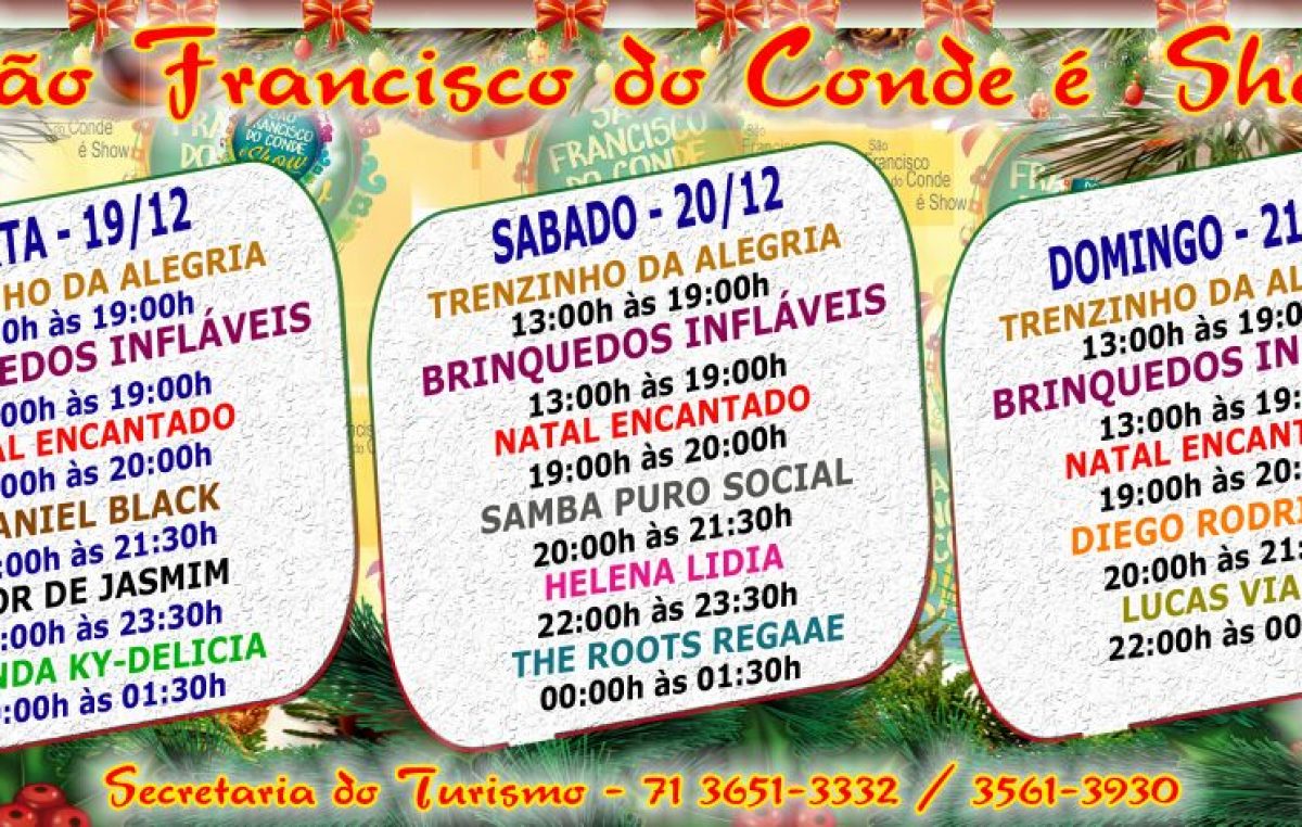 São Francisco do Conde é Show tem diversão para todas as idades