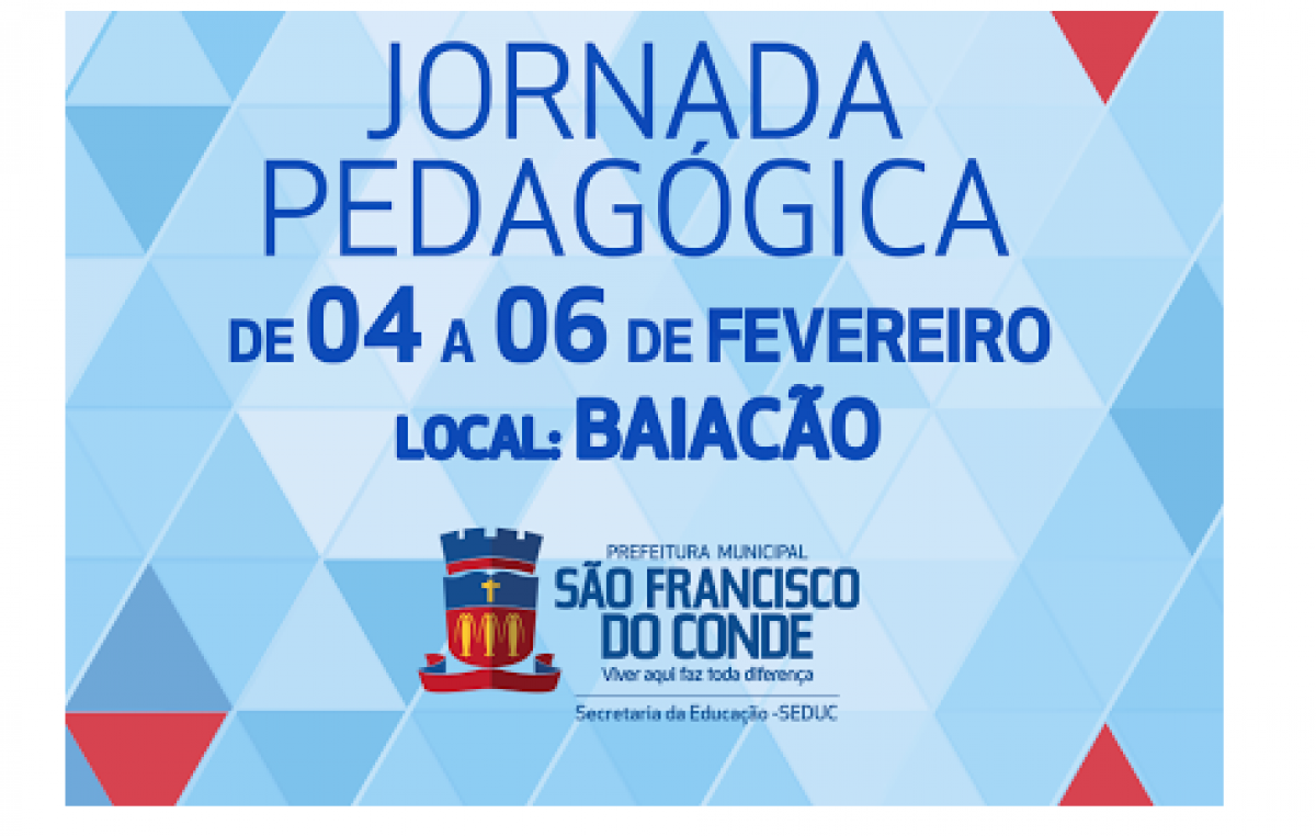 Jornada Pedagógica 2015 será realizada dos dias 04 a 06 de fevereiro