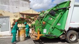A SESP intensifica as ações da coleta de lixo diária