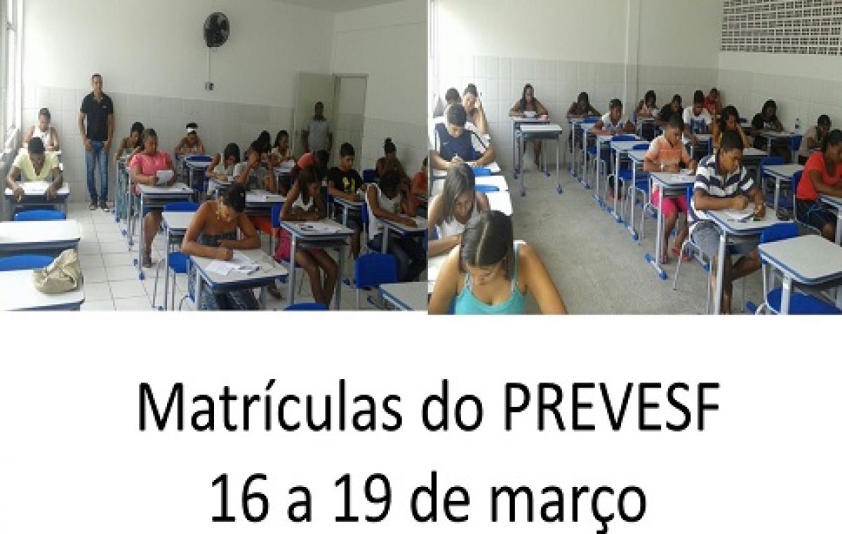 PREVESF divulga gabarito de prova e documentos necessários para matrícula