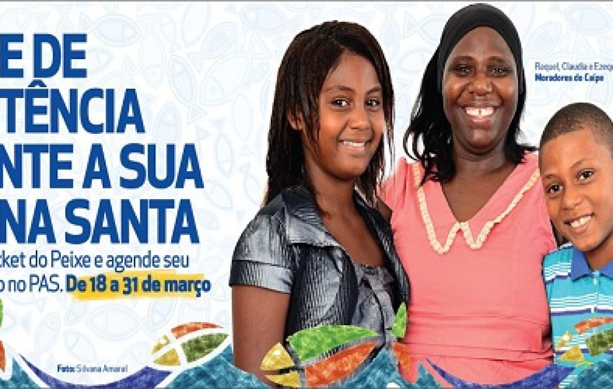 Confira o cronograma de entrega dos tickets da Semana Santa