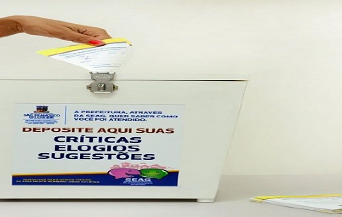 SEAG disponibiliza Urnas de Avaliação dos atendimentos nas secretarias e departamentos do município