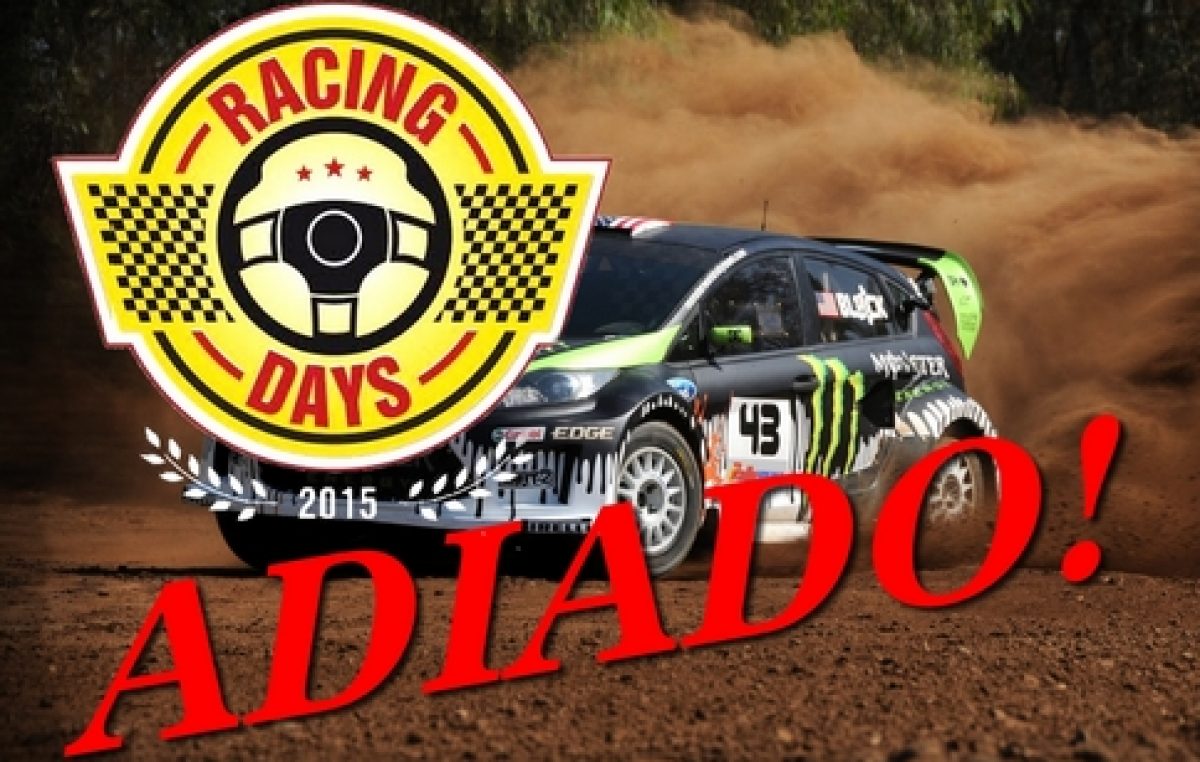 Evento no Autódromo Internacional da Bahia teve de ser adiado, devido à previsão de fortes chuvas para o fim de semana