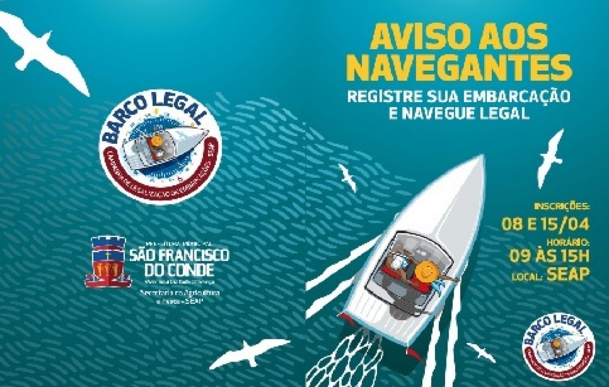 SEAP promove campanha de legalização de embarcações no município