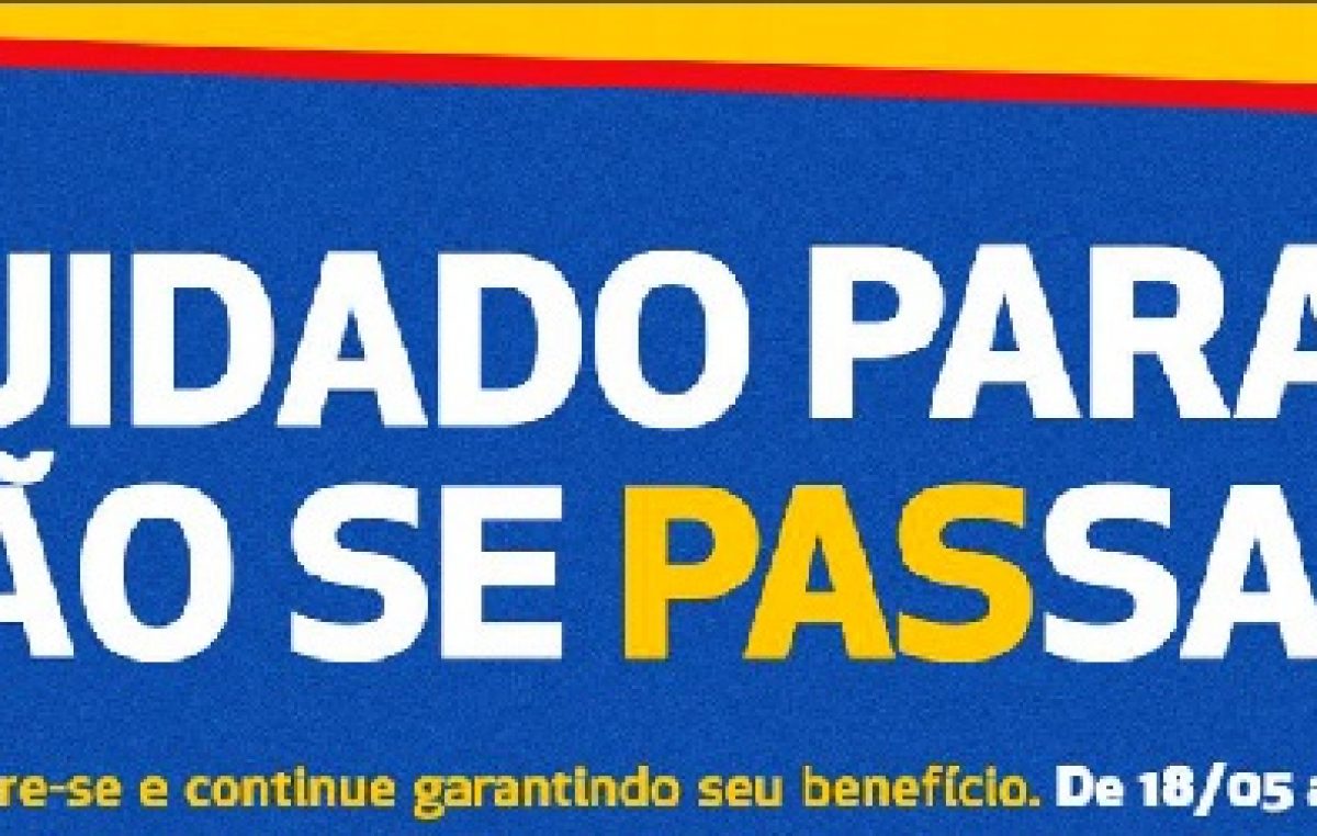 Recadastramento de beneficiários do PAS termina nesta segunda-feira (20)