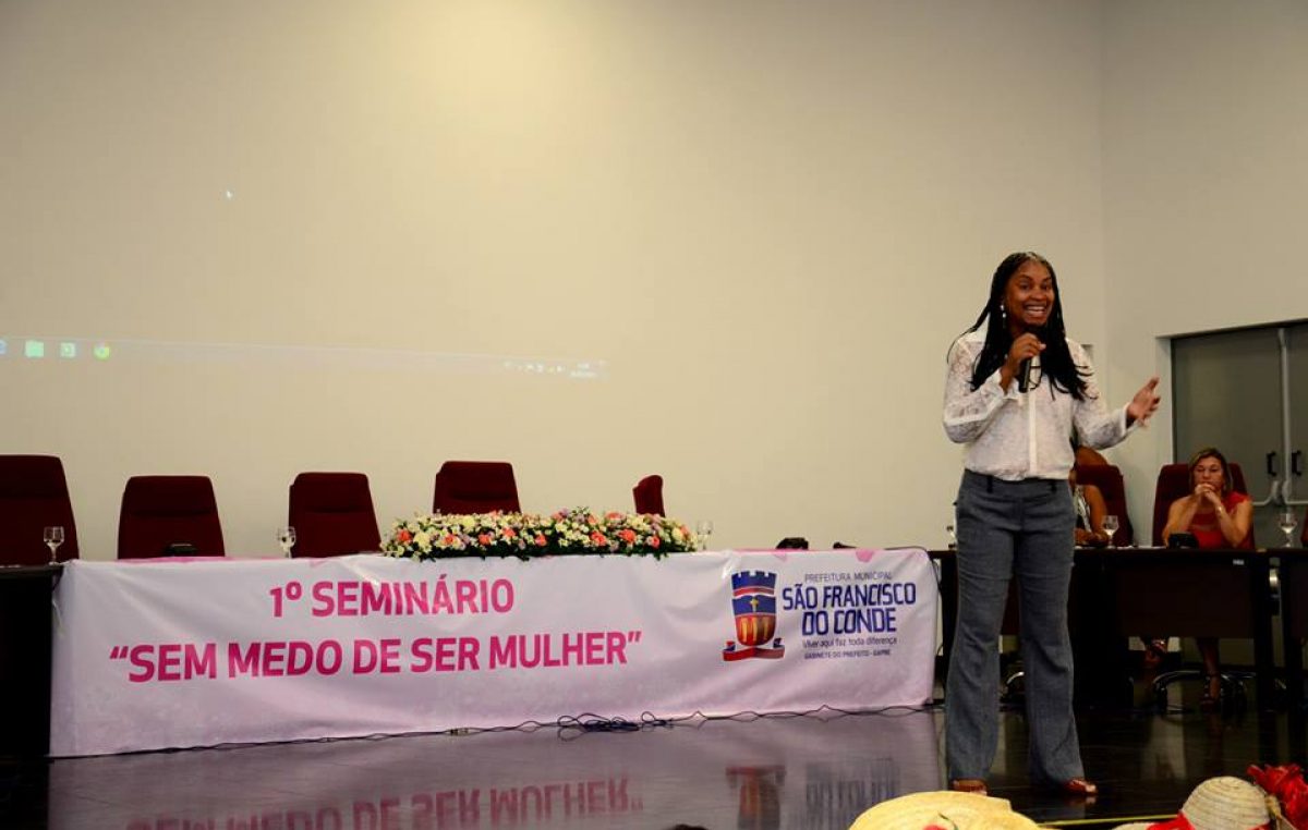 1º Seminário “Sem medo de ser mulher” lotou o auditório da Câmara nesta quarta (06)