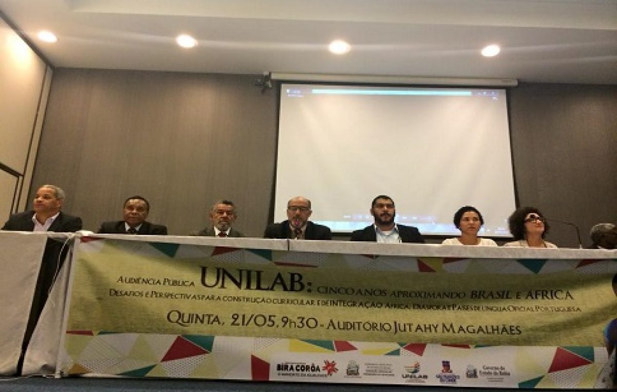 Assembleia Legislativa da Bahia promove audiência pública: “Unilab: cinco anos aproximando Brasil e África”
