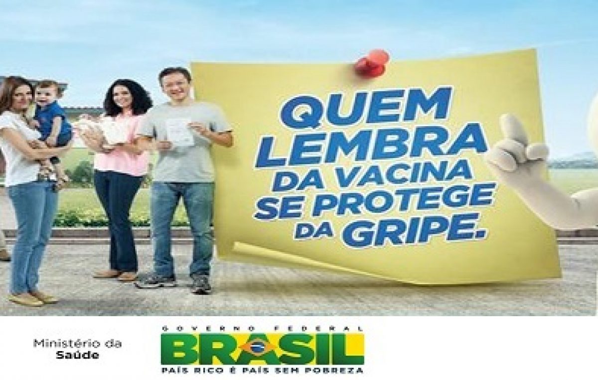 Campanha Contra a gripe terá o Dia Nacional de Vacinação no sábado, 09 de maio