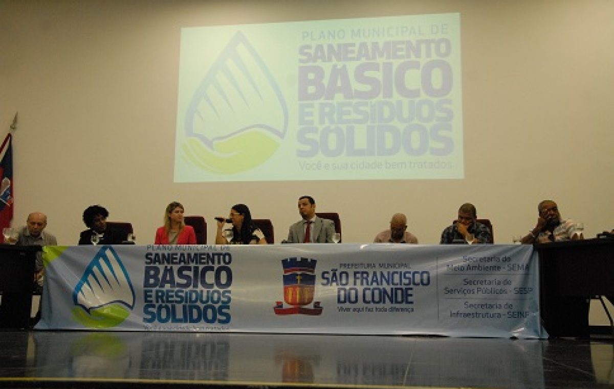 SEMA apresentou para comunidade franciscana o Plano de Saneamento Básico e de Resíduos Sólidos