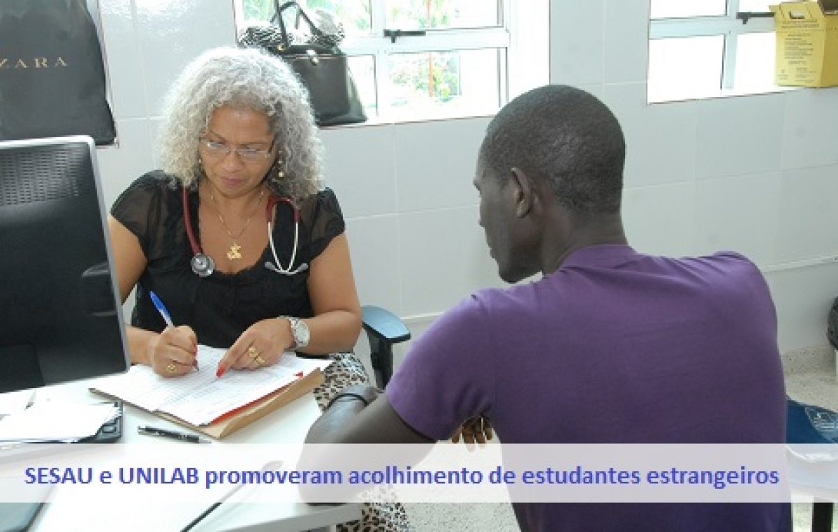 Saúde promoveu o acolhimento de 17 estudantes da Unilab vindos de Guiné-Bissau