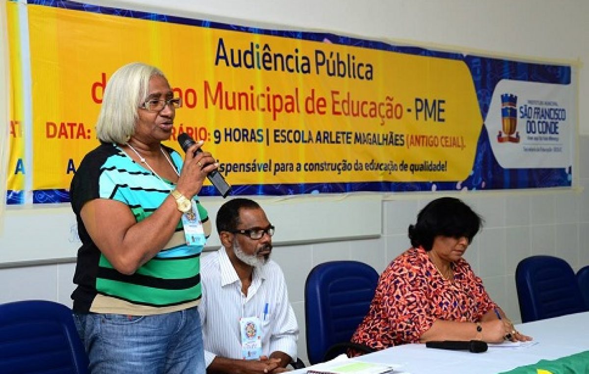 SEDUC realizou Audiência Pública do Plano Municipal de Educação – PME
