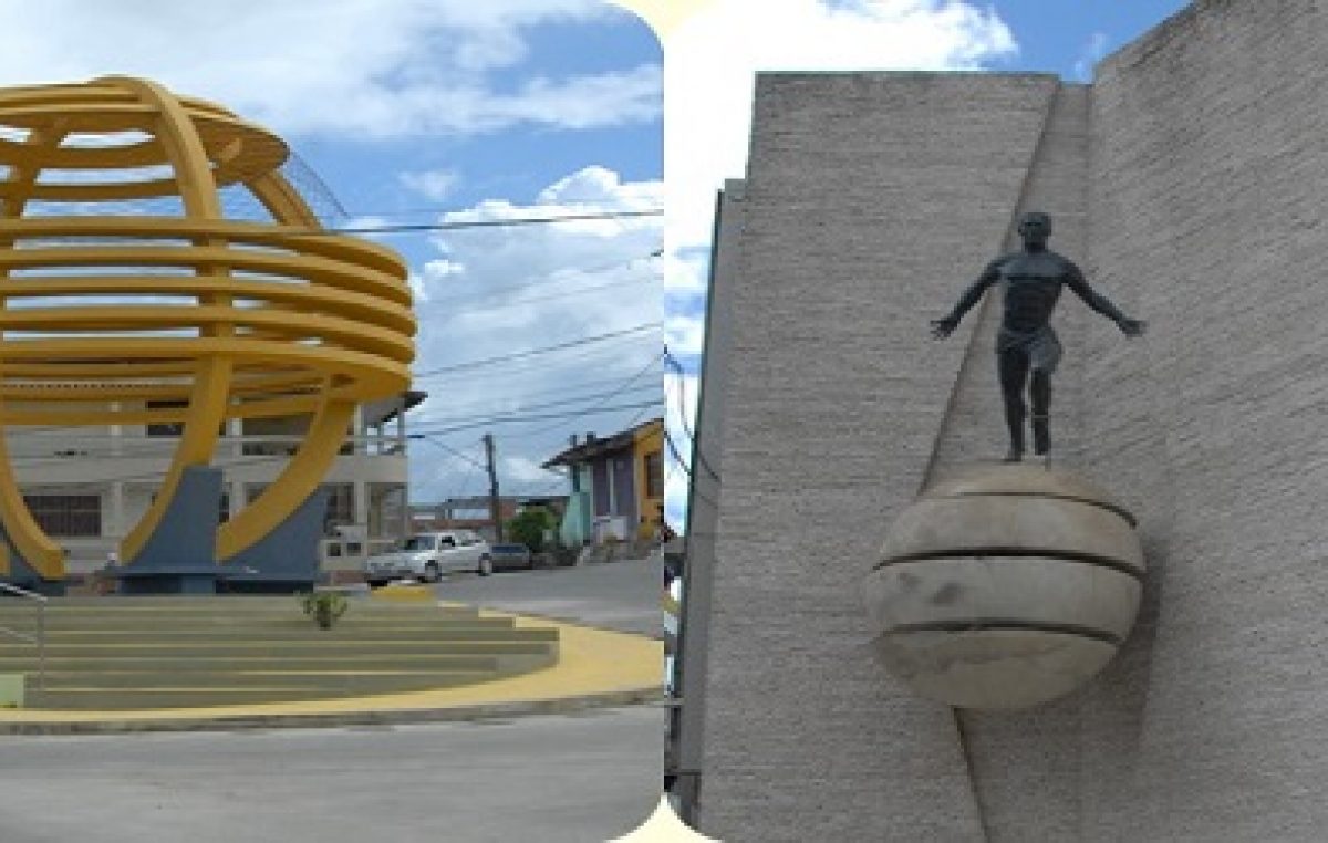 Prefeitura entregou à população franciscana dois monumentos no  domingo (21)