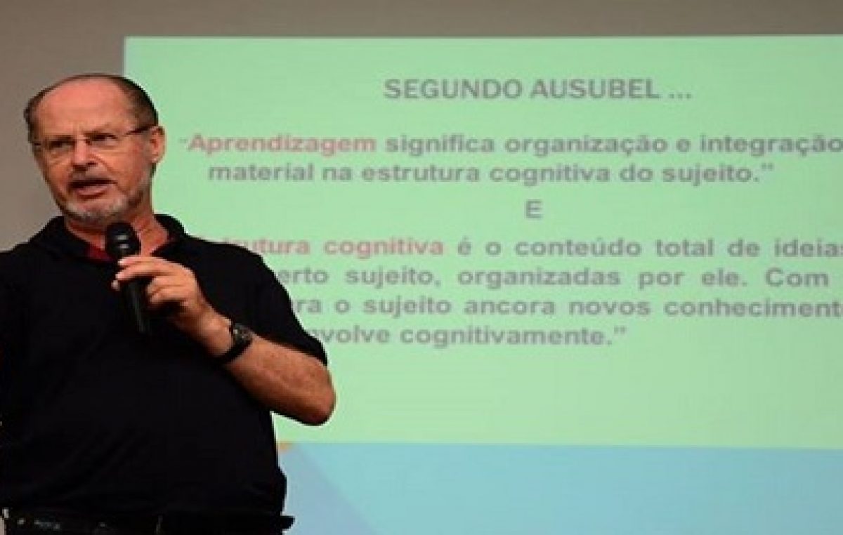 Vasco Moretto ministrou palestra para docentes de São Francisco do Conde