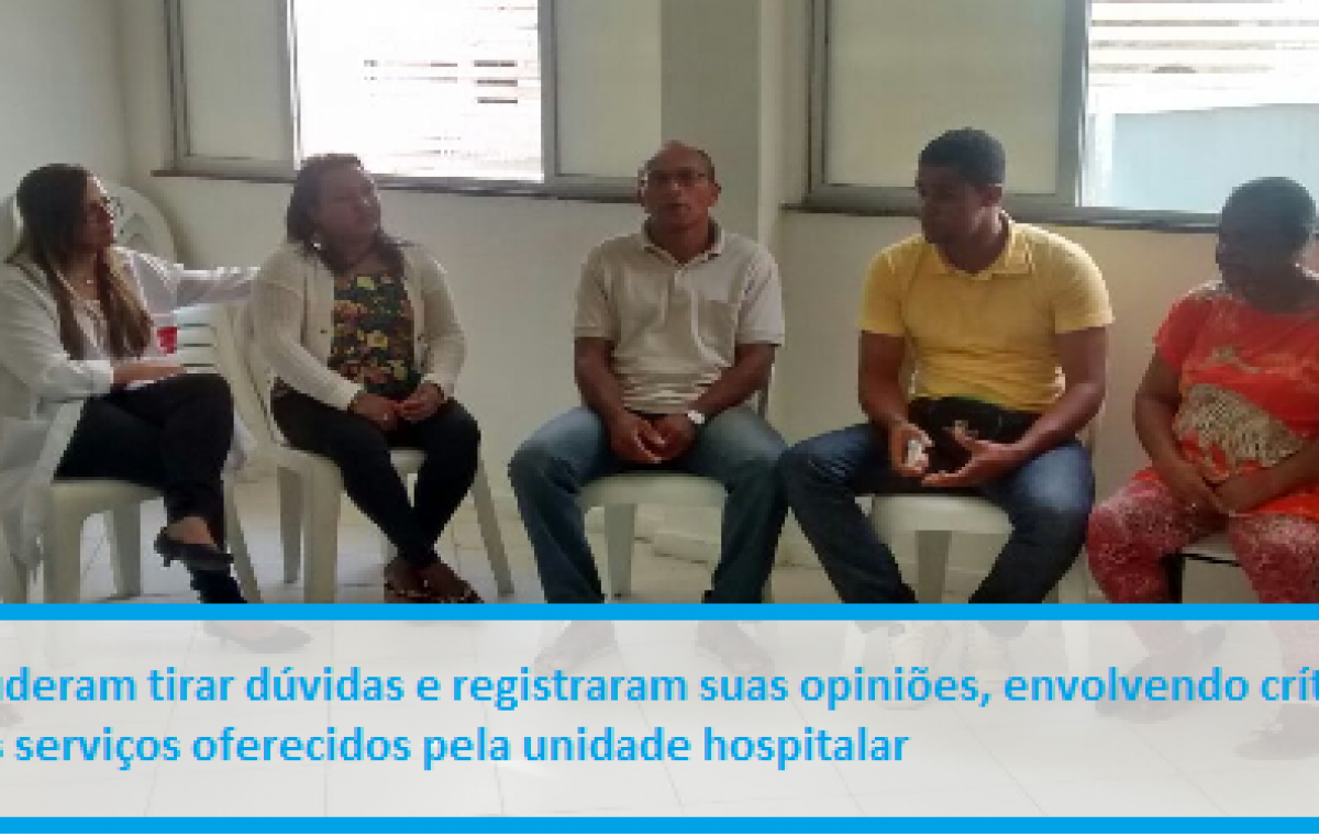 Hospital Célia Almeida Lima lançou Programa de Acolhimento às Familias dos Pacientes Internados na unidade