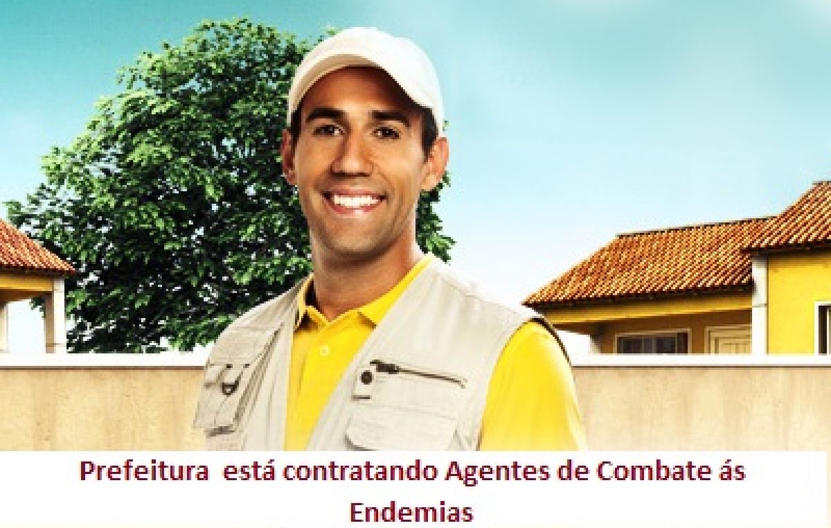 Inscrições do PSS para Agentes de Saúde de Combate a Endemias encerram nesta sexta, dia 04 de setembro