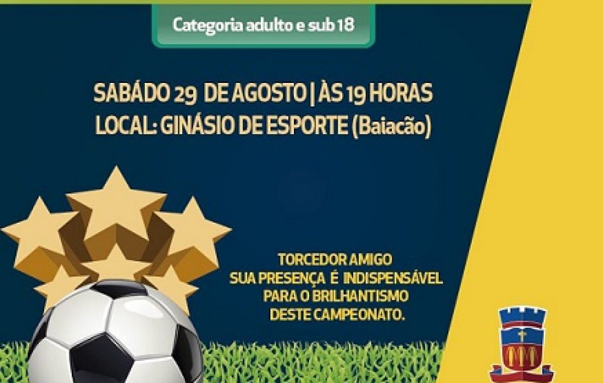 Campeonato de Futsal 2015: estreia começou com empate e vitória da equipe do Potencial