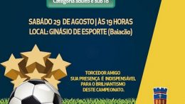 Campeonato de Futsal 2015: estreia começou com empate e vitória da equipe do Potencial