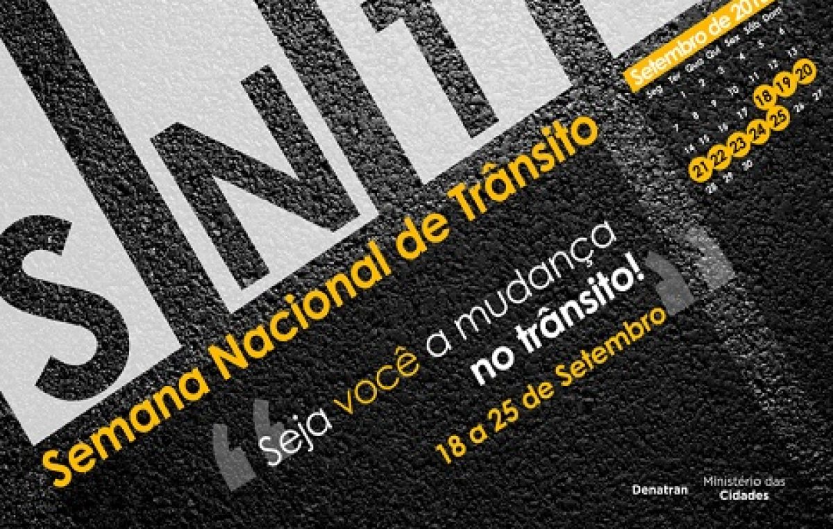 II Caminhada de Conscientização para um Trânsito mais Seguro percorrerá as ruas da cidade no dia 18 de setembro