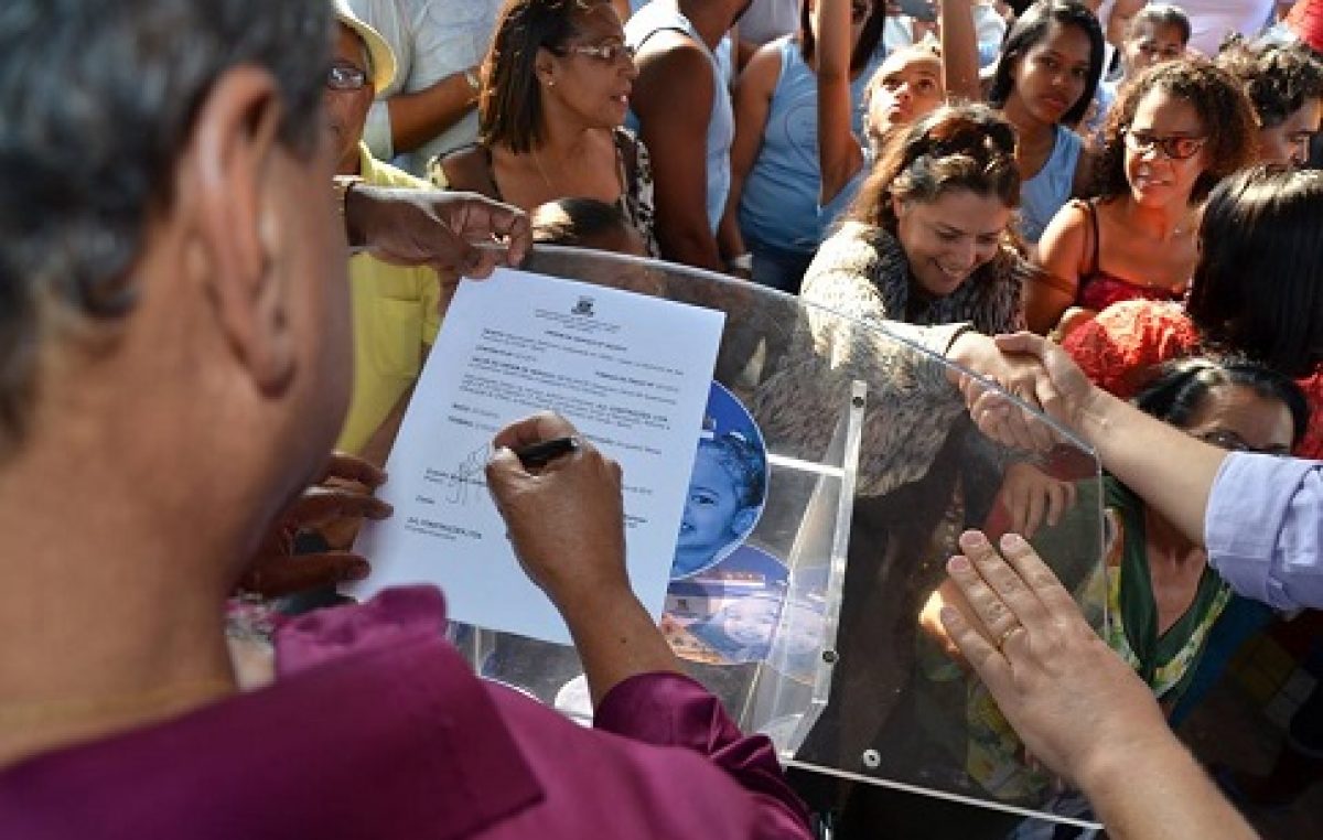 Prefeitura assina Ordem de Serviço para requalificação da nova sede do CRAS (Centro de Referência de Assistência Social) do Caípe